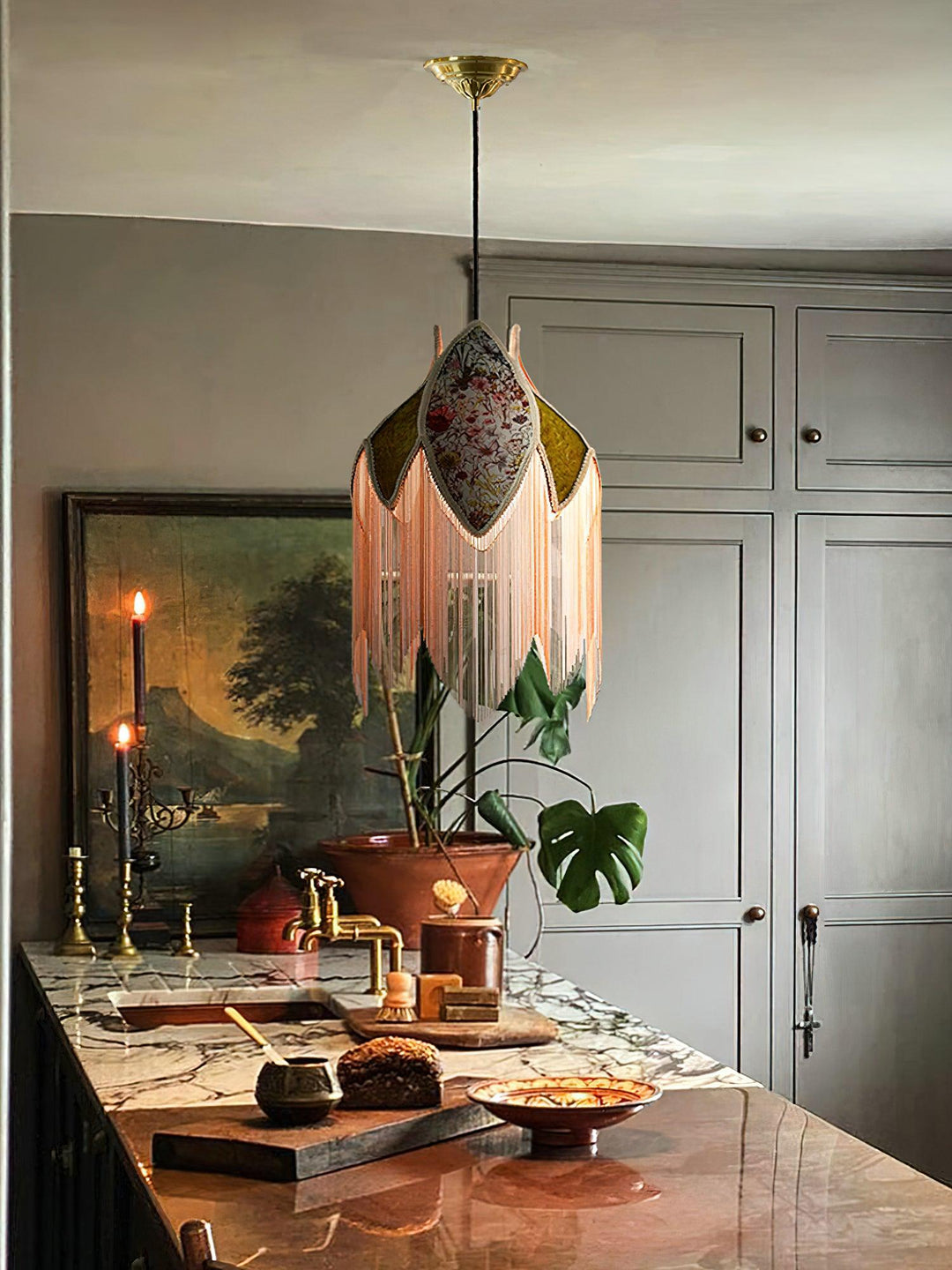 Bette Fringed Pendant Lamp - Vakkerlight