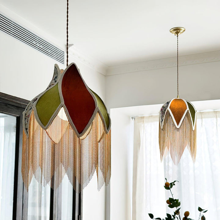 Bette Fringed Pendant Lamp - Vakkerlight