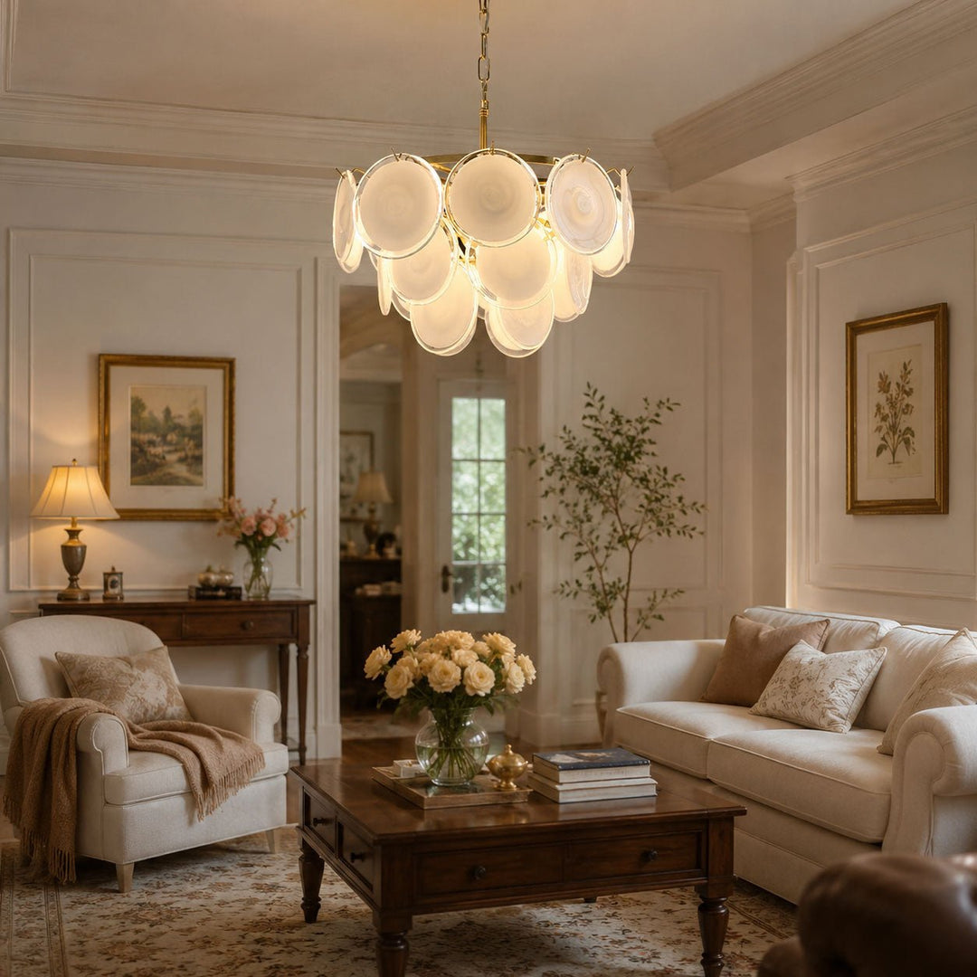 Bettina Glass Chandelier - Vakkerlight