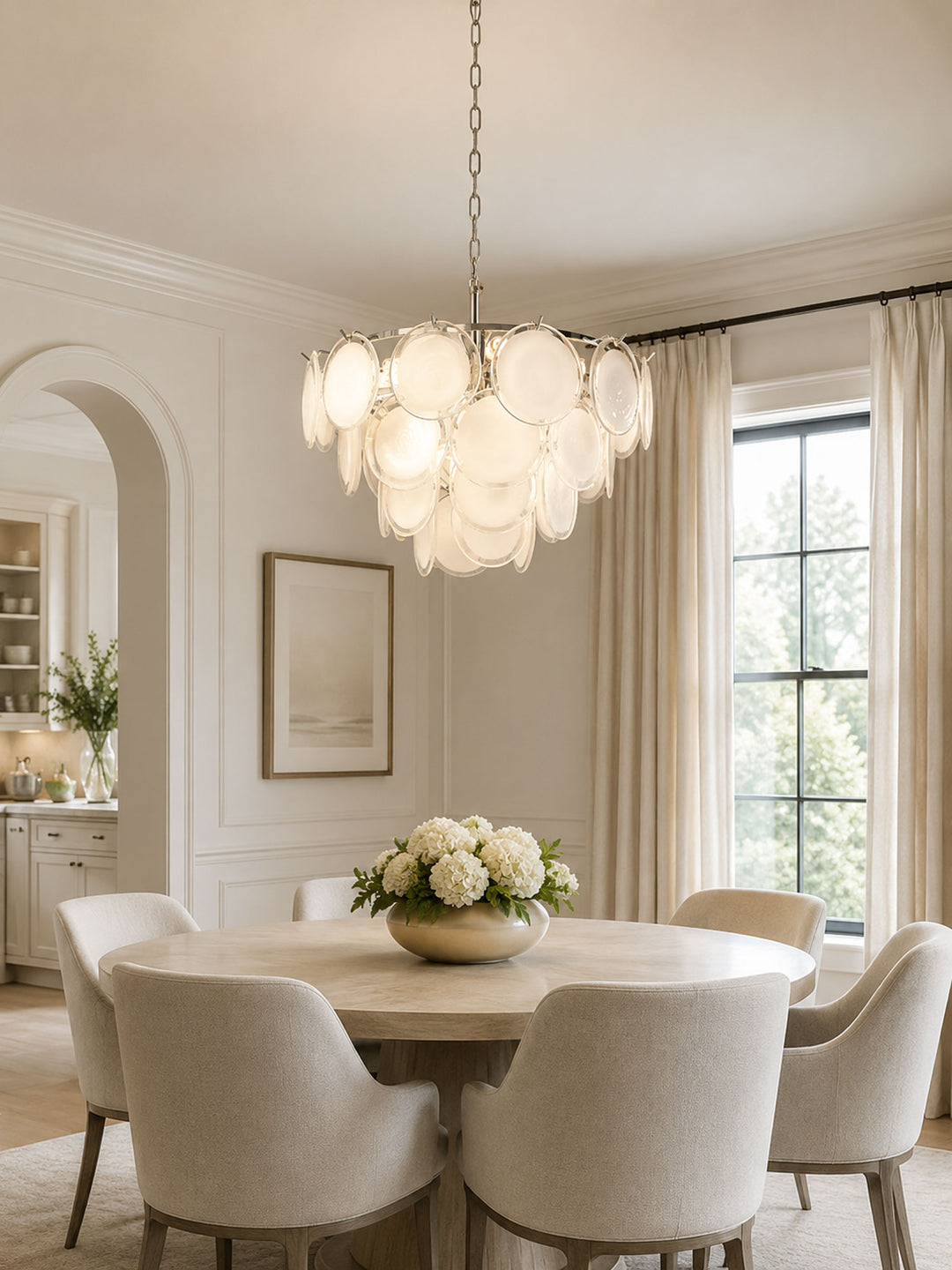 Bettina Glass Chandelier - Vakkerlight