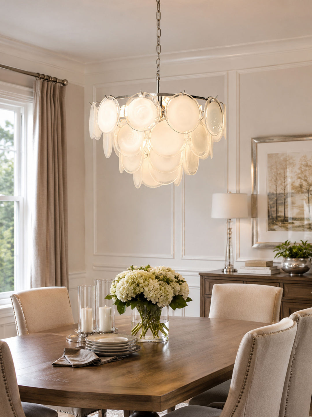 Bettina Glass Chandelier - Vakkerlight