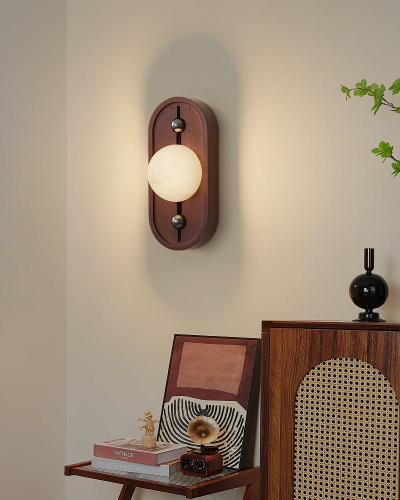 Bezel Alabaster Wall Lamp - Vakkerlight