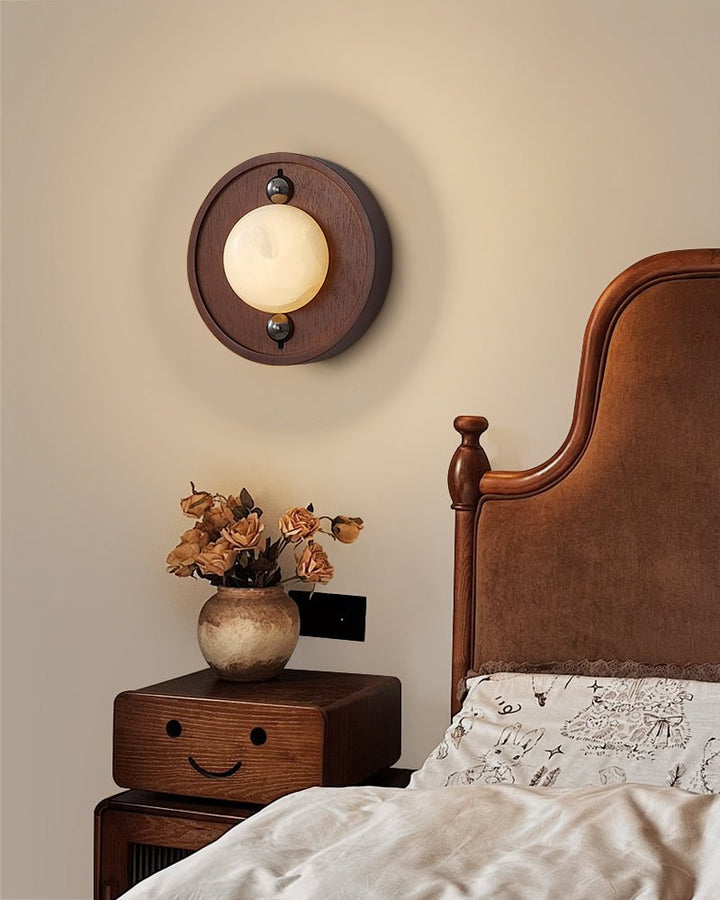 Bezel Alabaster Wall Lamp - Vakkerlight