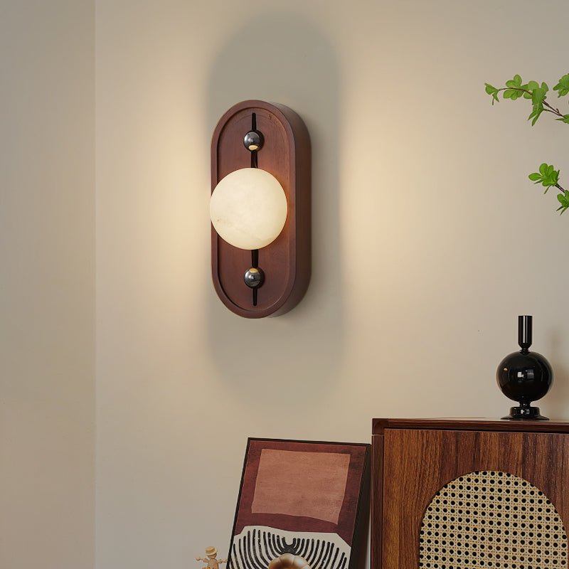Bezel Alabaster Wall Lamp - Vakkerlight