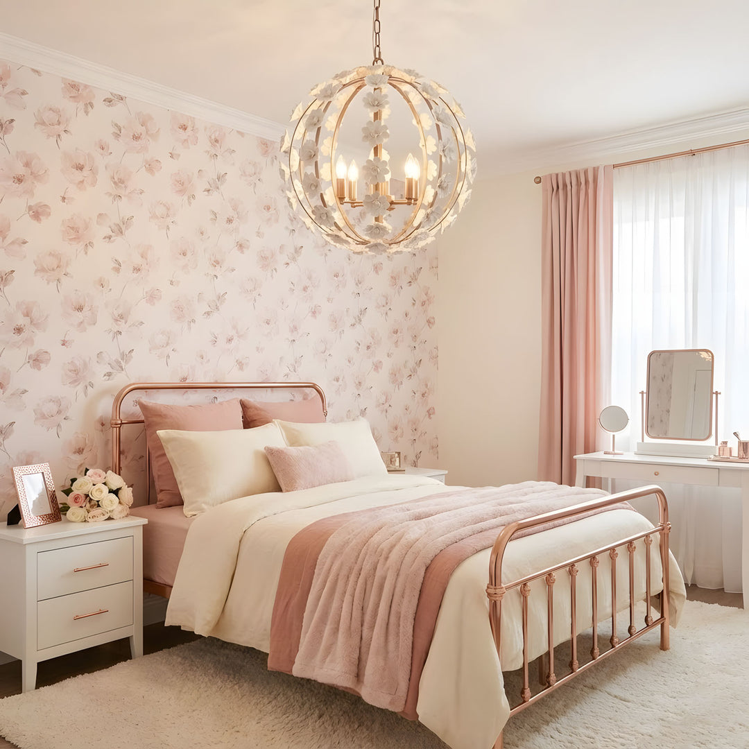 Bianca Floral Orb Chandelier - Vakkerlight