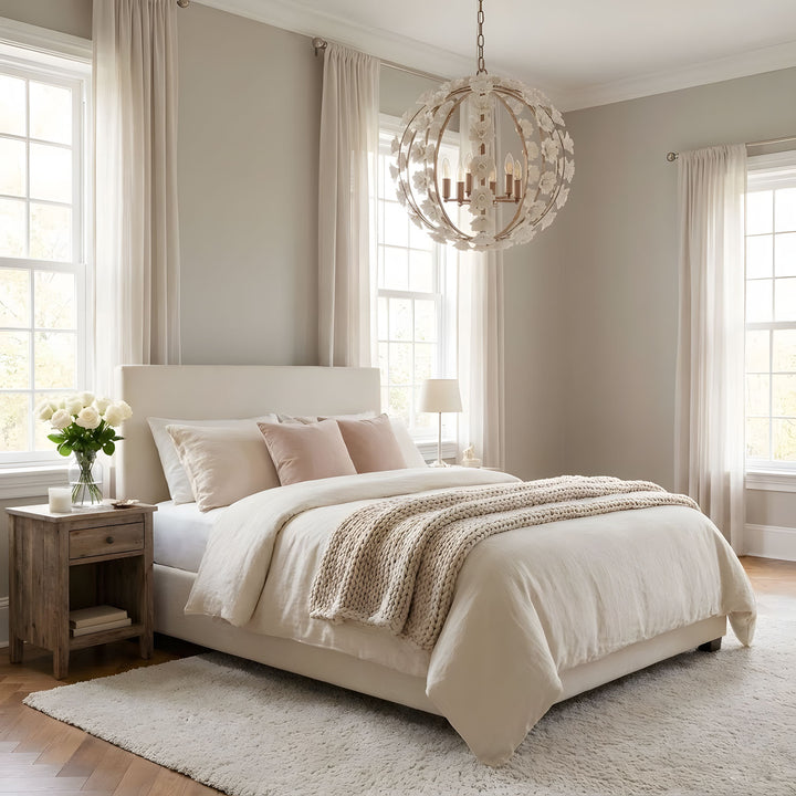 Bianca Floral Orb Chandelier - Vakkerlight