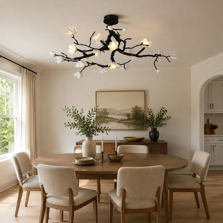 Black Copper Tree Chandelier - Vakkerlight
