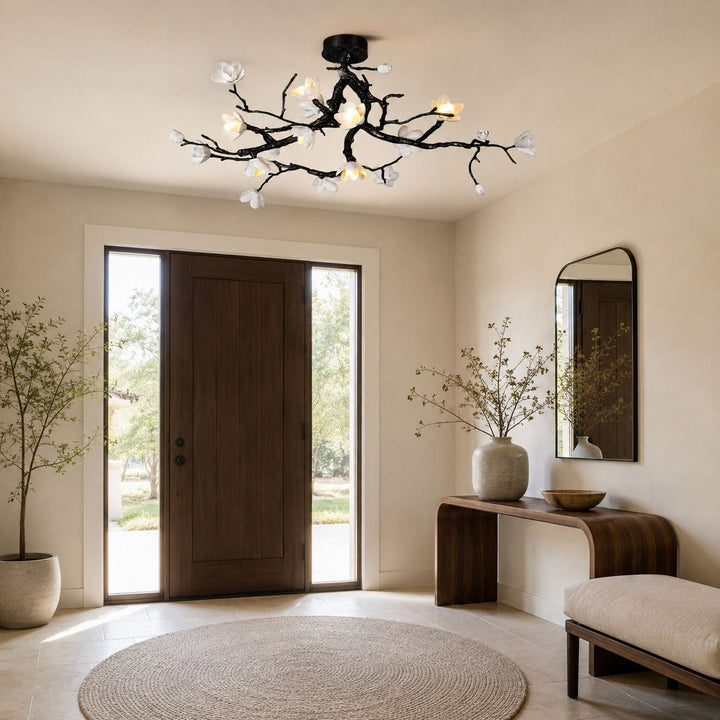 Black Copper Tree Chandelier - Vakkerlight