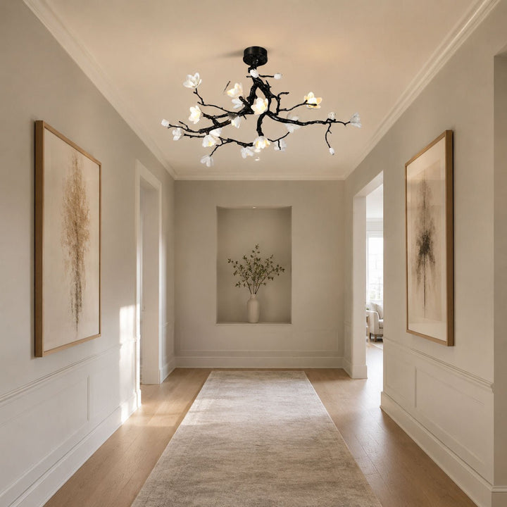 Black Copper Tree Chandelier - Vakkerlight