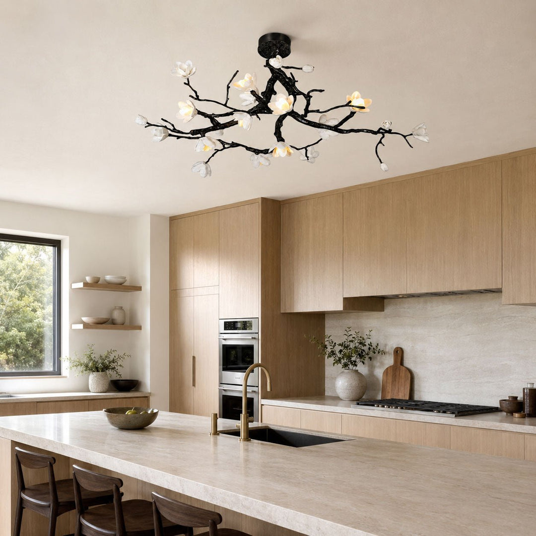 Black Copper Tree Chandelier - Vakkerlight