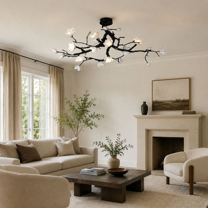 Black Copper Tree Chandelier - Vakkerlight