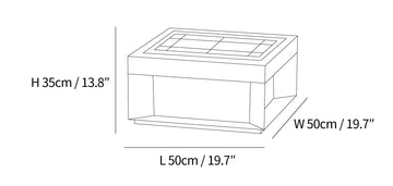 Plafoniera da Esterno Black Box — Dimension drawings 1