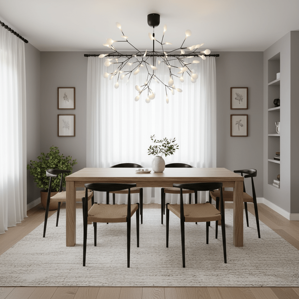 Black Firefly LED Chandelier - Vakkerlight