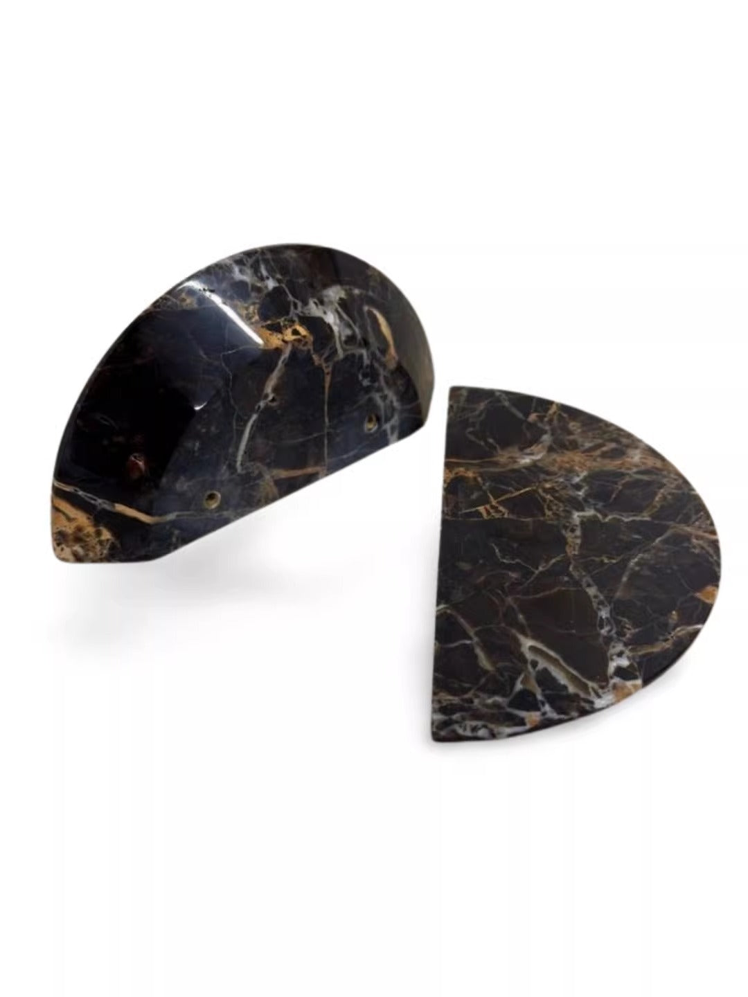 Coffee Marble Door Handle