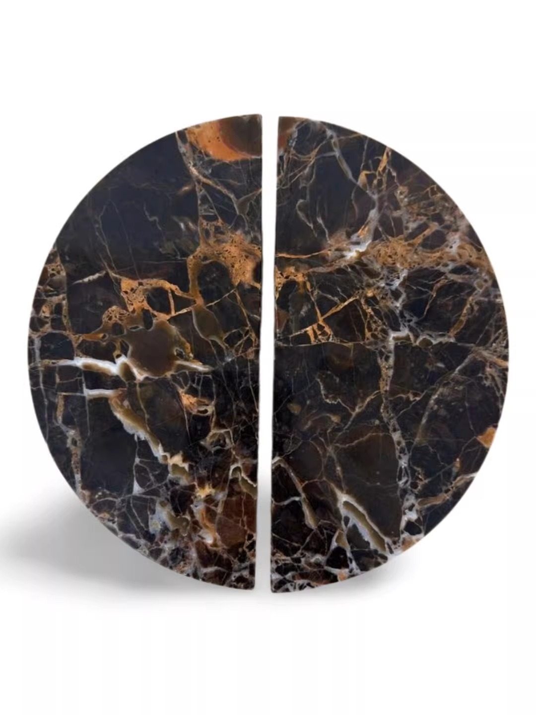 Coffee Marble Door Handle