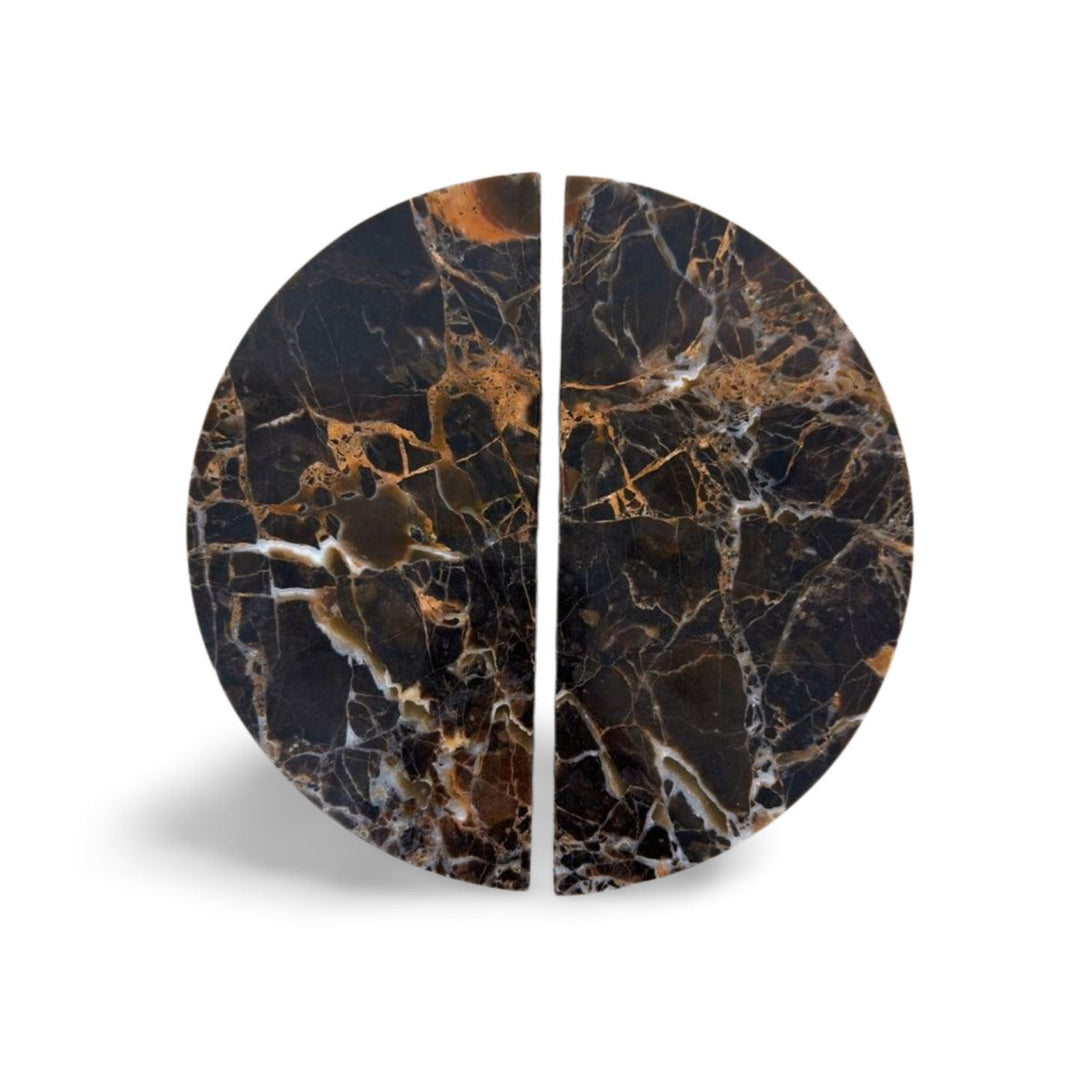 Coffee Marble Door Handle
