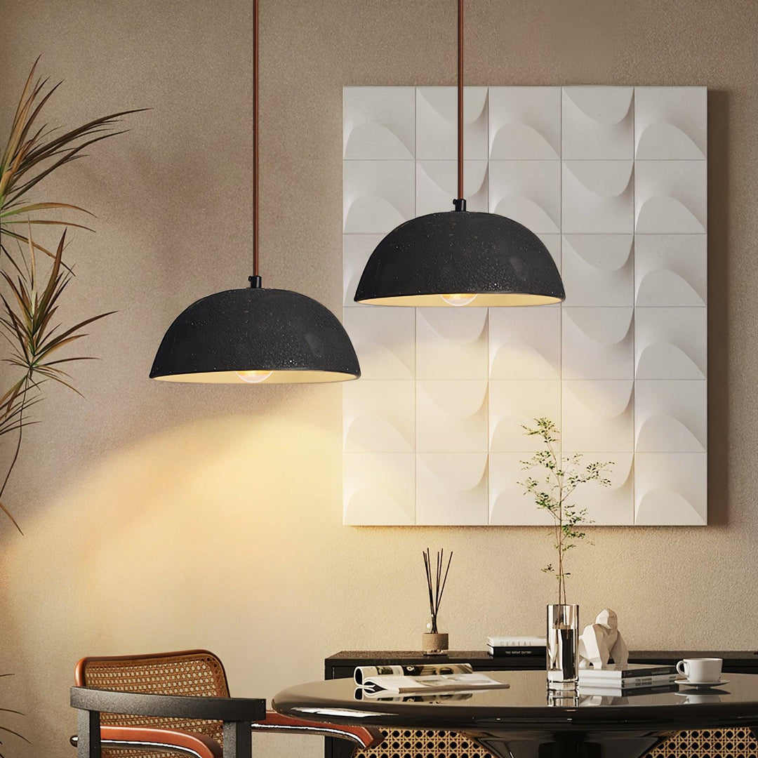 Black Arch Ceramic Pendant Lamp - Vakkerlight