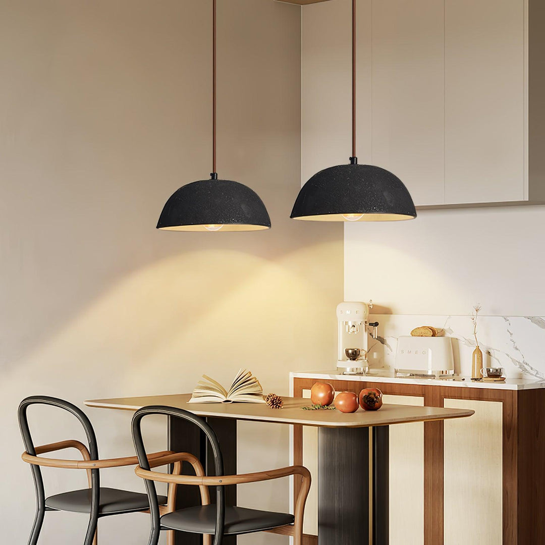 Black Arch Ceramic Pendant Lamp - Vakkerlight