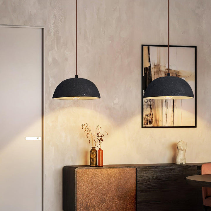 Black Arch Ceramic Pendant Lamp - Vakkerlight