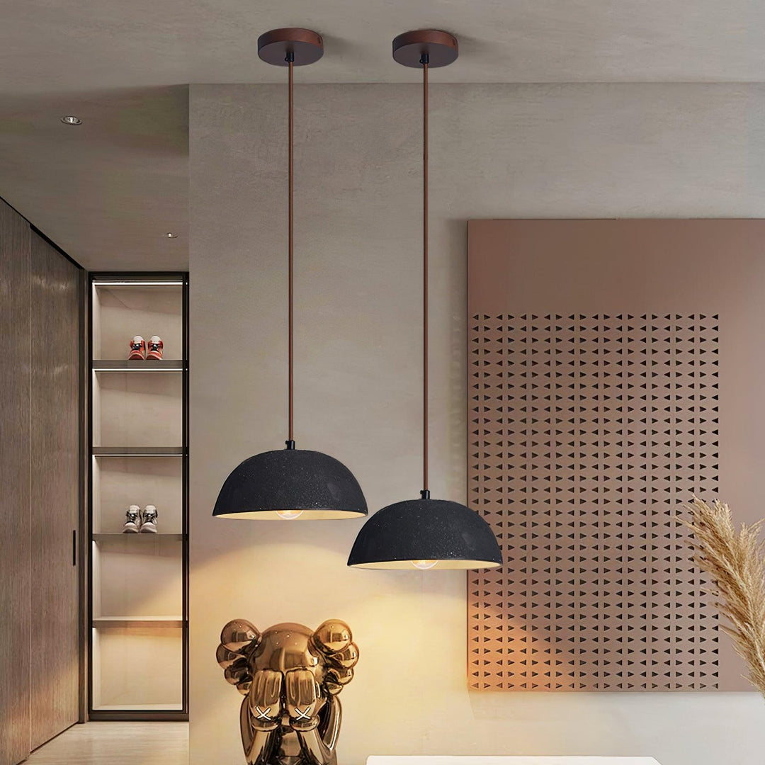 Black Arch Ceramic Pendant Lamp - Vakkerlight