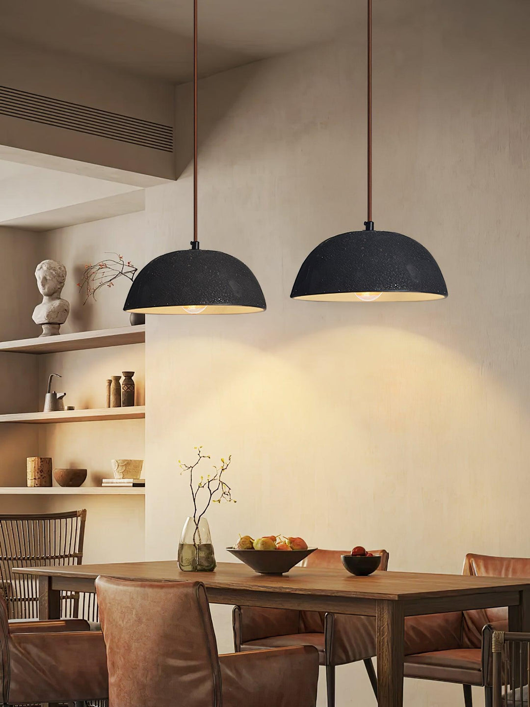 Black Arch Ceramic Pendant Lamp - Vakkerlight