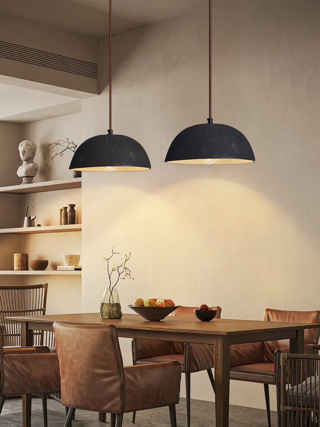 Black Arch Ceramic Pendant Lamp - Vakkerlight