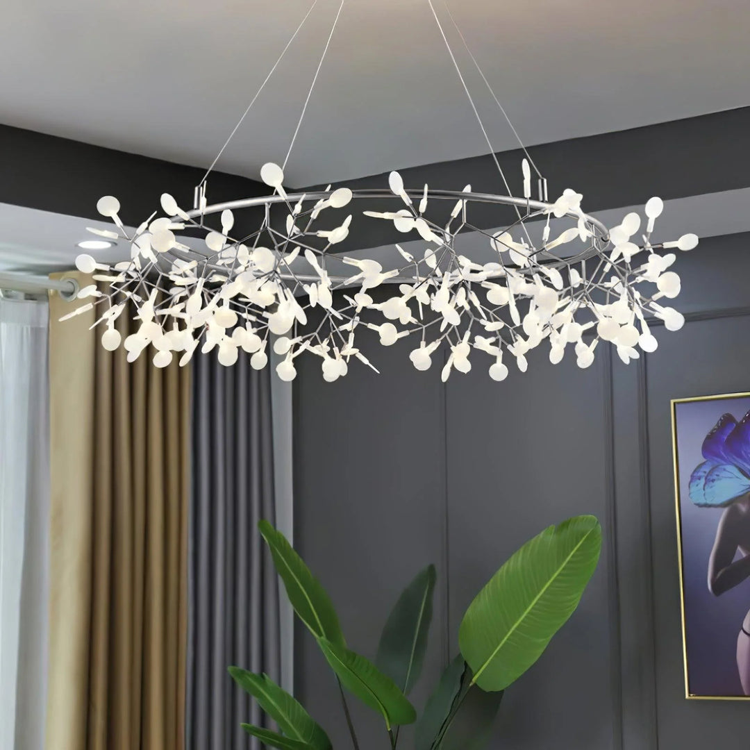 Black Big O Firefly LED Chandelier - Vakkerlight