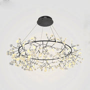 Black Big O Firefly LED Chandelier - Vakkerlight