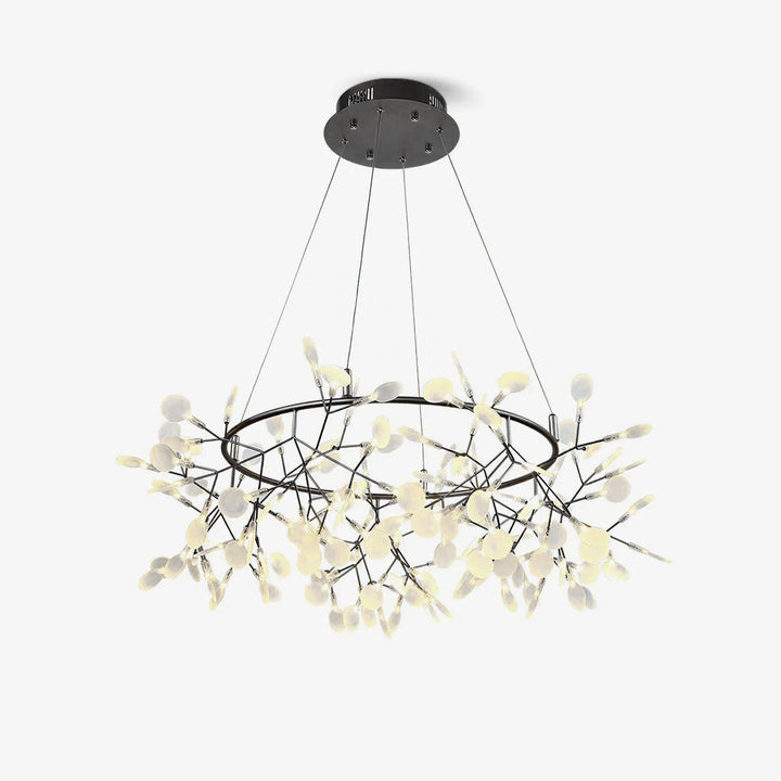 Black Big O Firefly LED Chandelier - Vakkerlight