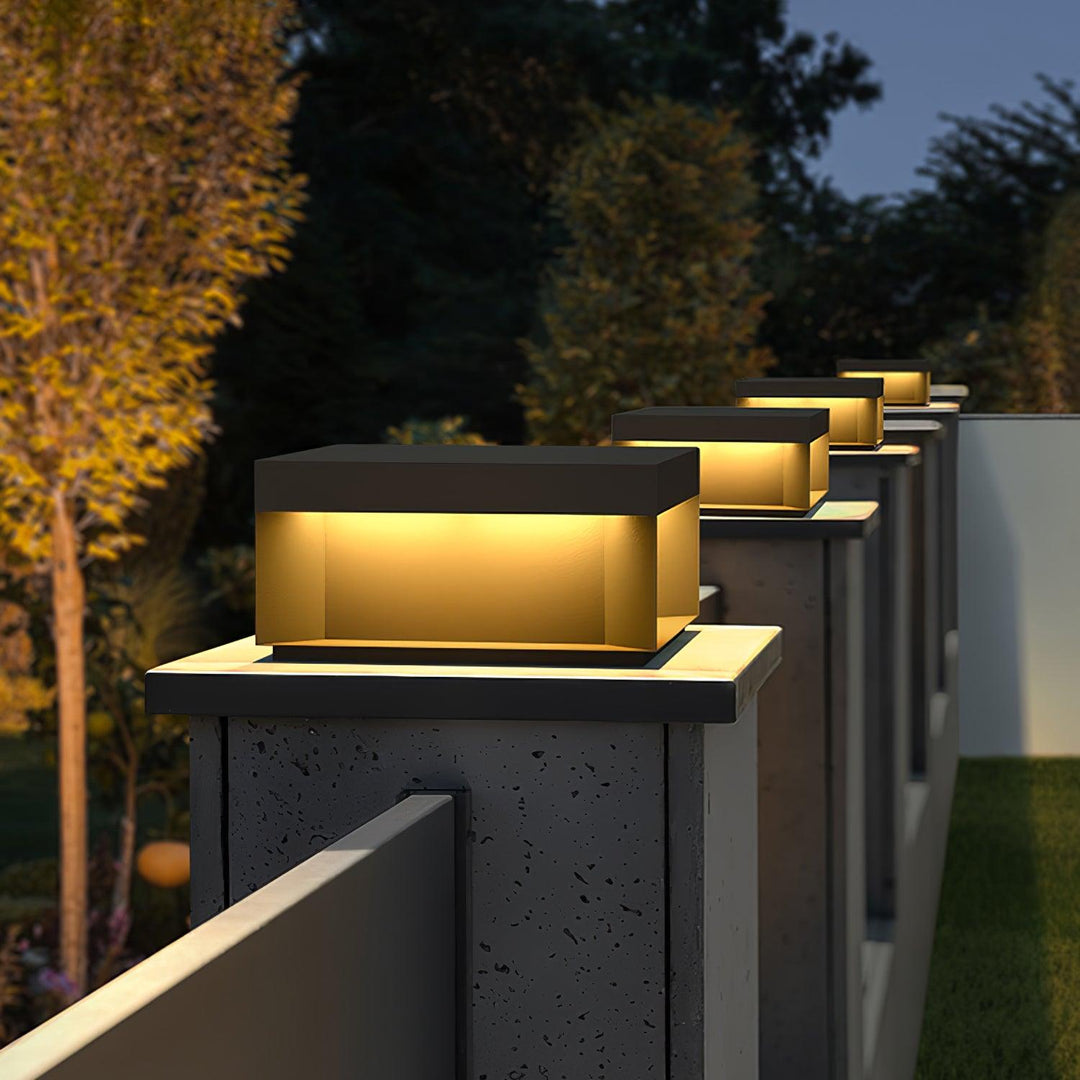 Black Box Outdoor Post Light - Vakkerlight