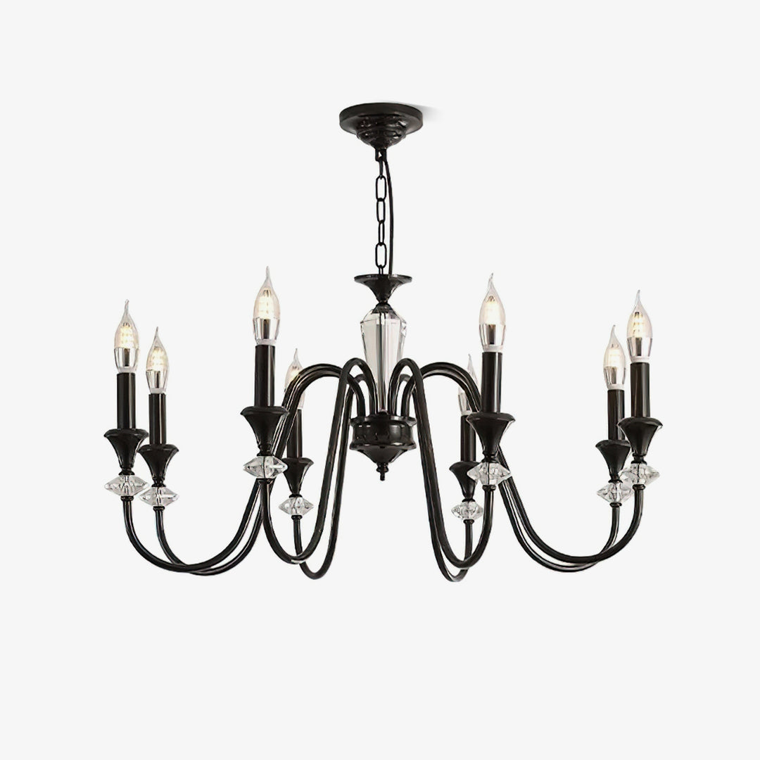 Noir Candelabra Chandelier - Vakkerlight