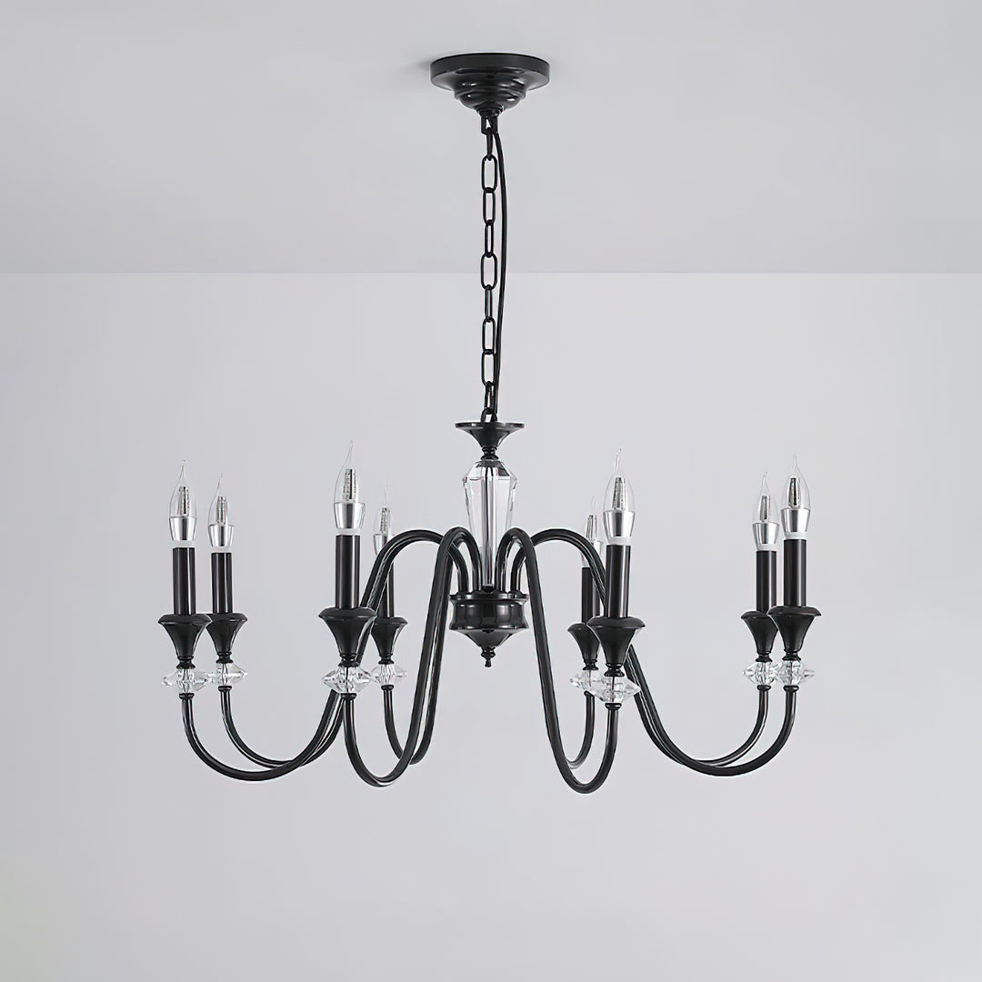 Noir Candelabra Chandelier - Vakkerlight