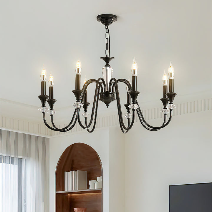 Noir Candelabra Chandelier - Vakkerlight