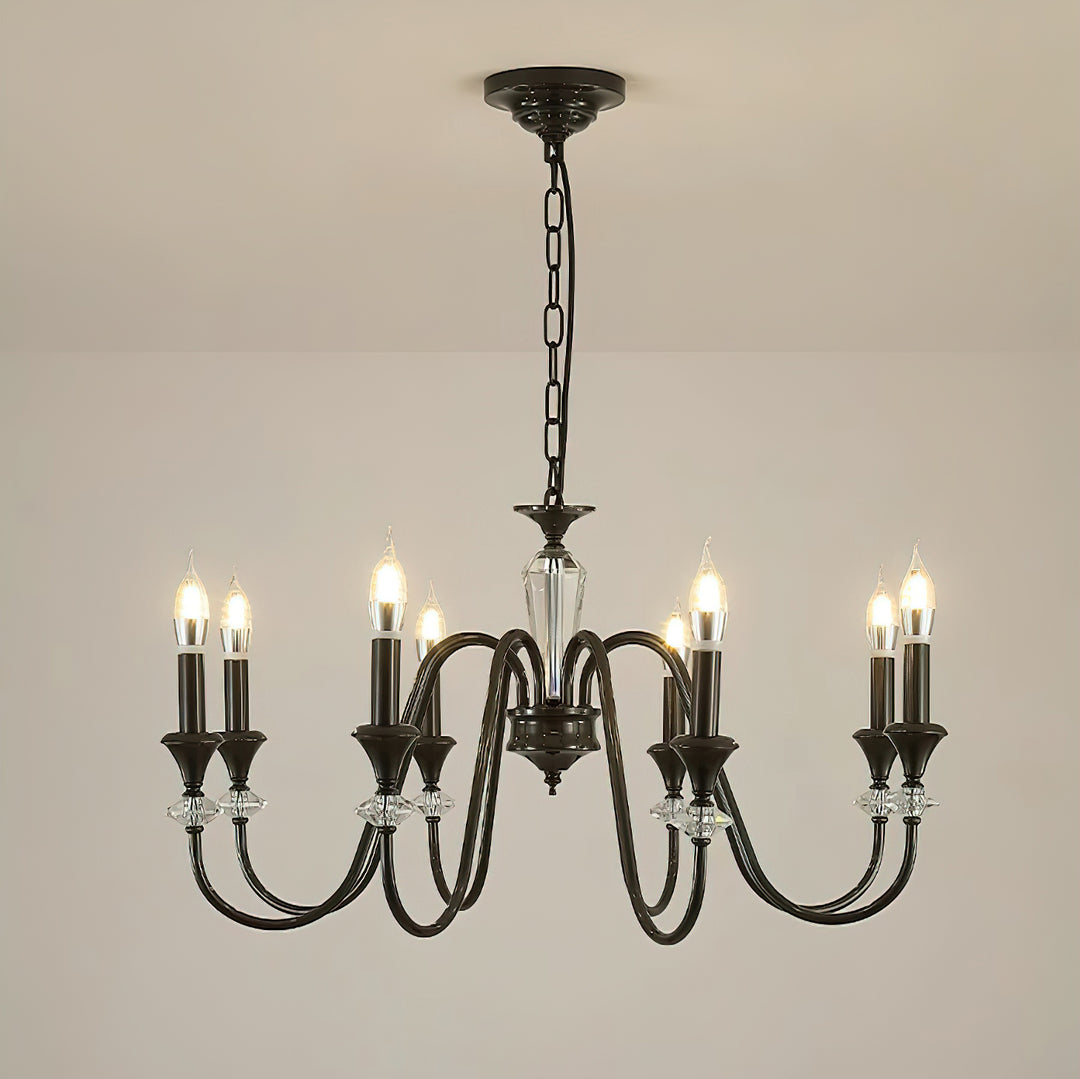 Noir Candelabra Chandelier - Vakkerlight