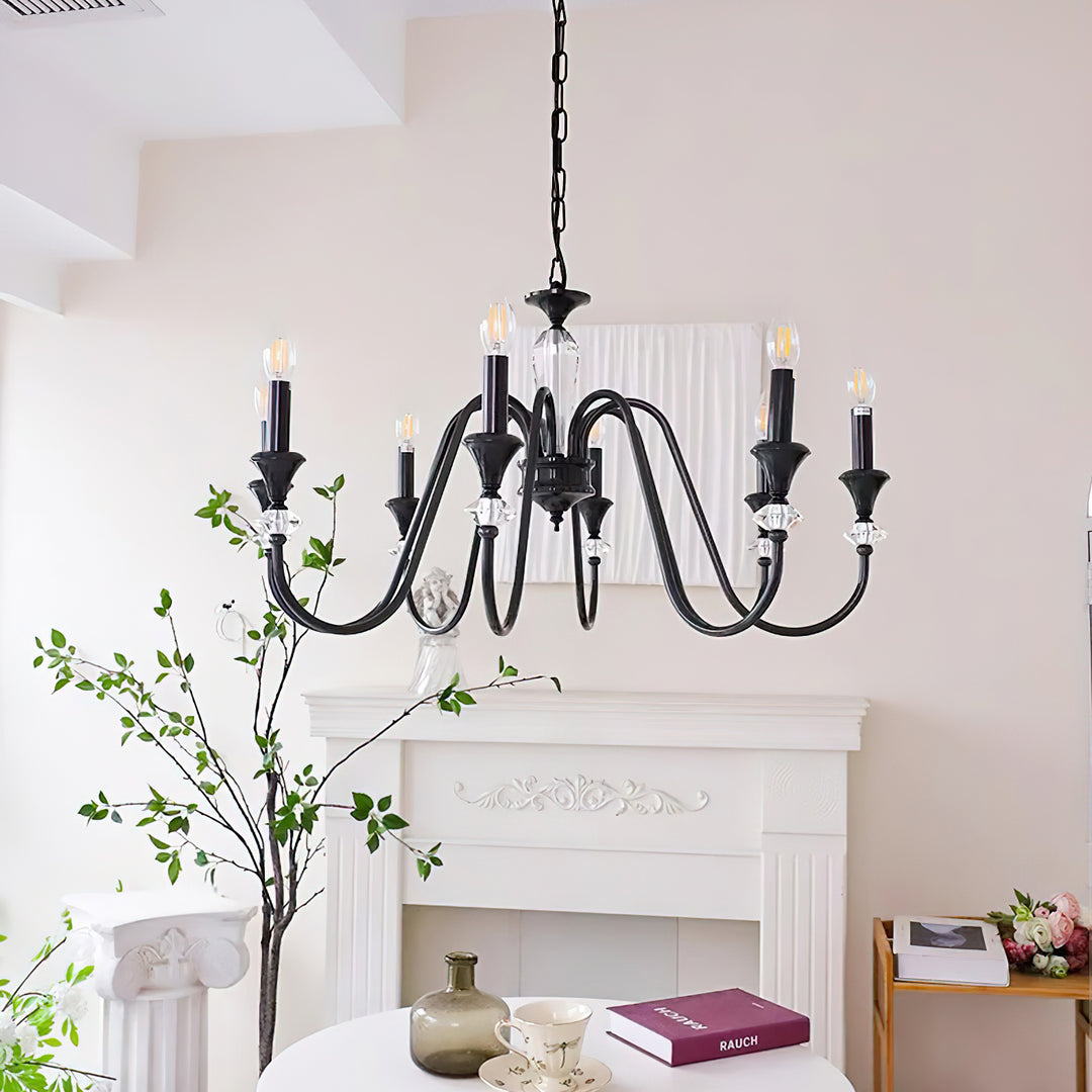 Noir Candelabra Chandelier - Vakkerlight