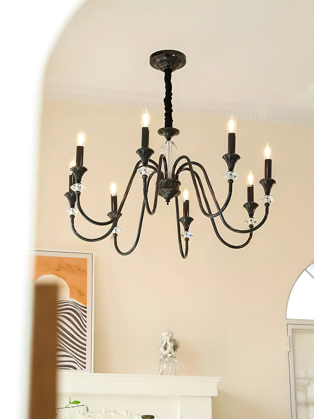 Noir Candelabra Chandelier - Vakkerlight