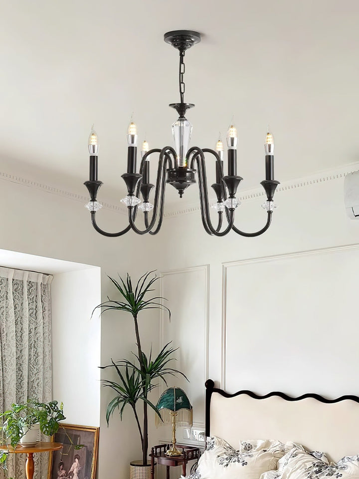 Noir Candelabra Chandelier - Vakkerlight