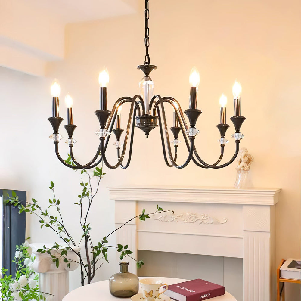 Noir Candelabra Chandelier - Vakkerlight