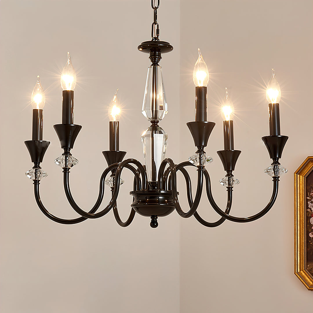 Noir Candelabra Chandelier - Vakkerlight