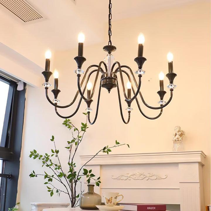 Noir Candelabra Chandelier - Vakkerlight