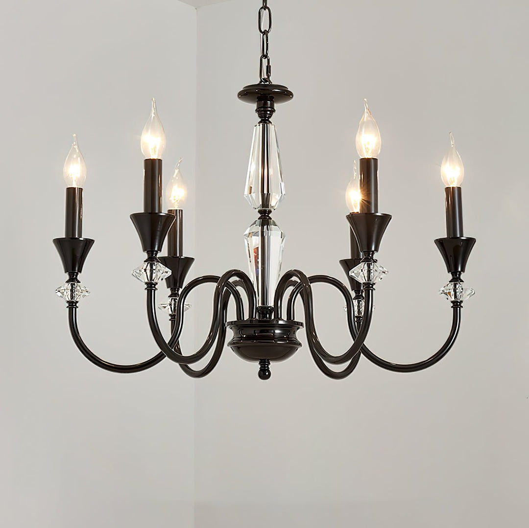 Noir Candelabra Chandelier - Vakkerlight