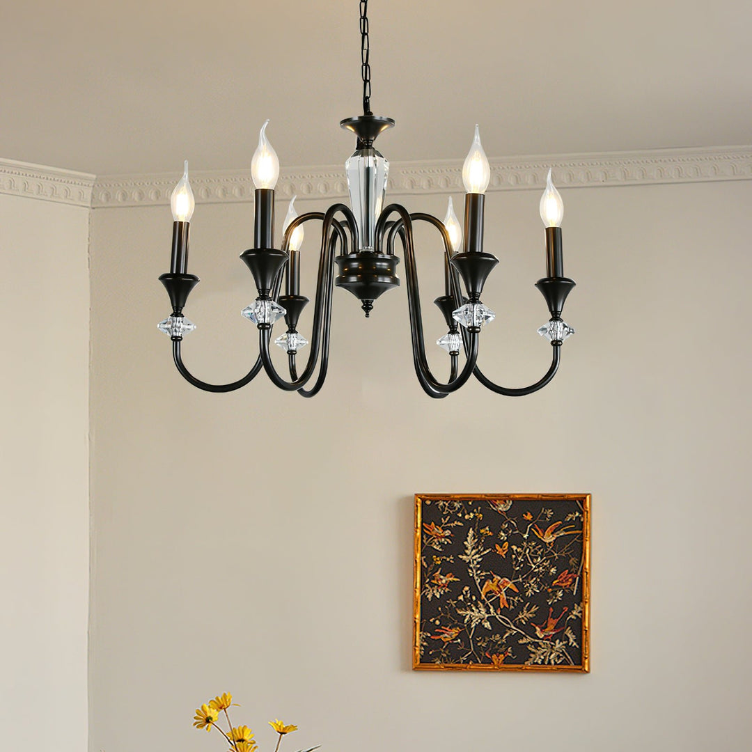 Noir Candelabra Chandelier - Vakkerlight