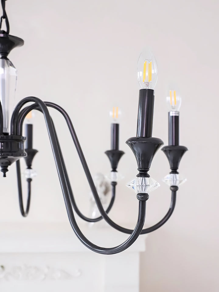 Noir Candelabra Chandelier - Vakkerlight