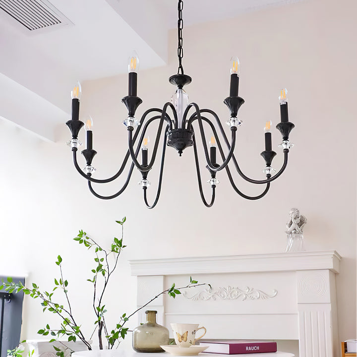 Noir Candelabra Chandelier - Vakkerlight