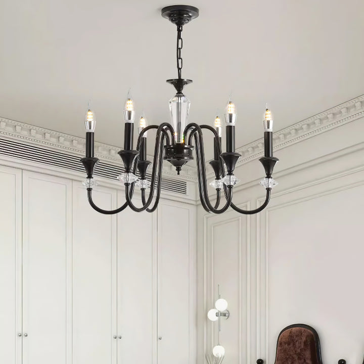 Noir Candelabra Chandelier - Vakkerlight