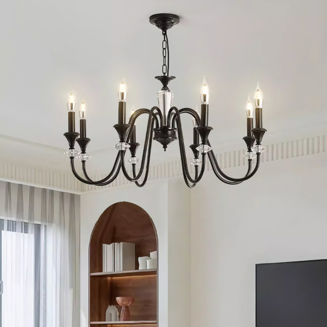 Noir Candelabra Chandelier - Vakkerlight