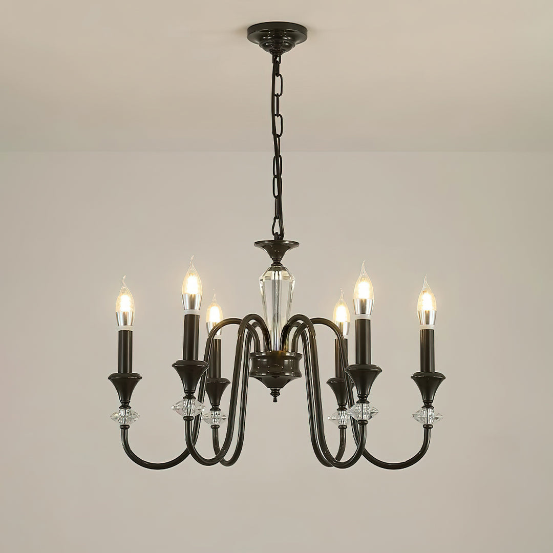 Noir Candelabra Chandelier - Vakkerlight