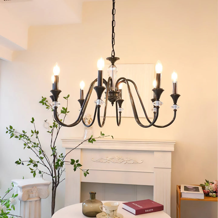 Noir Candelabra Chandelier - Vakkerlight