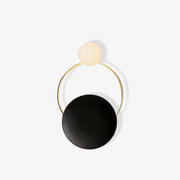 Black Circular Rings Wall Lamp - Vakkerlight