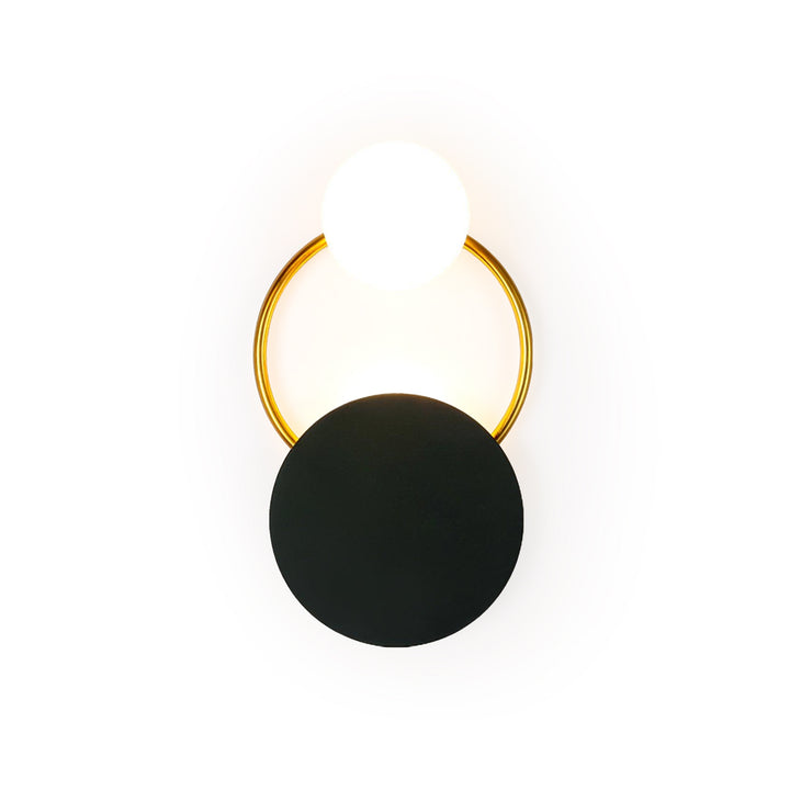 Black Circular Rings Wall Lamp - Vakkerlight